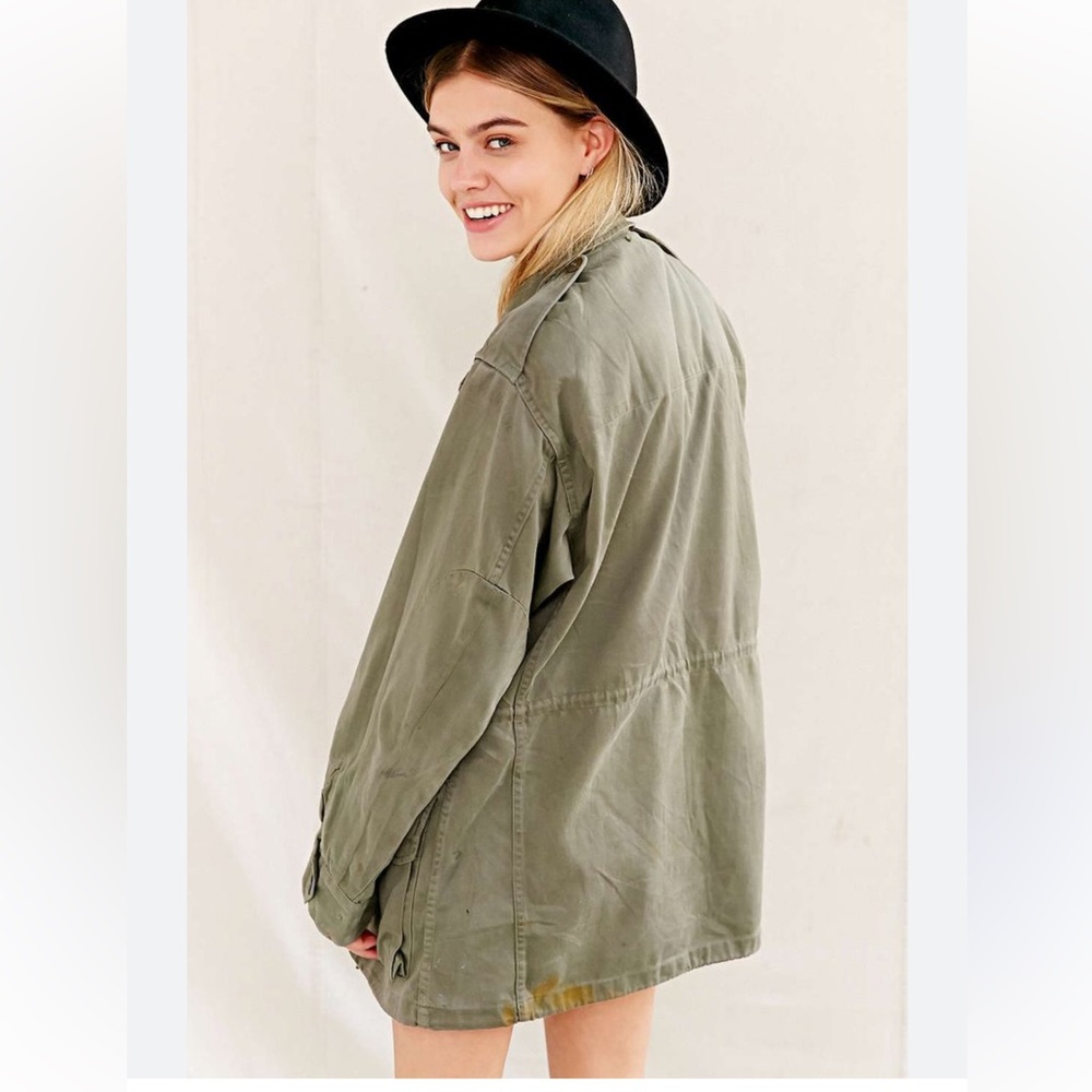 Amuse Society x Revolve Green Army Utility Fall Jacket women size Small